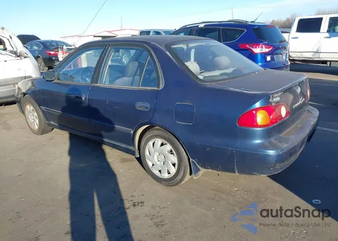 2002 Toyota Corolla S z USA, uszkodzony, nr VIN 1NXBR12E82Z590212